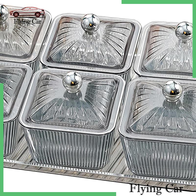 [Lzdjfmy2] Khay Phục Vụ Gia Vị Chia Ngăn Cho Nhà Ở