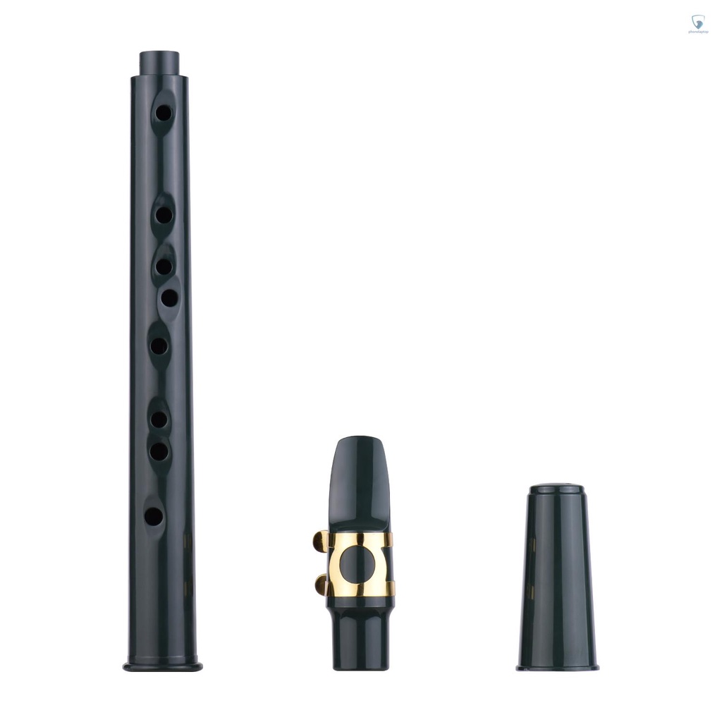 Hộp Đựng Miếng Đệm Ngón Tay 8 Lỗ Mini Bằng Nhựa ABS Kèm Miệng Thổi Chuyên Dụng Cho Kèn Saxophone