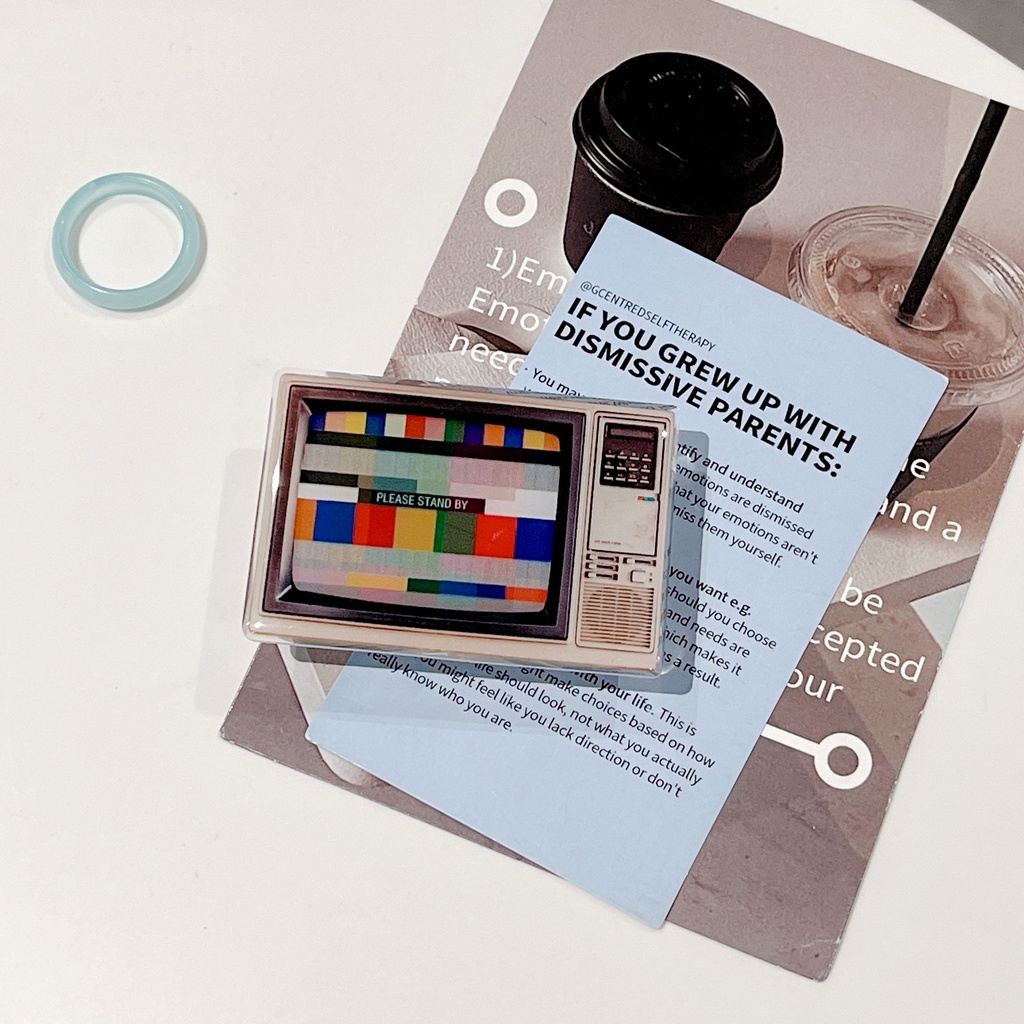 Ốp Điện Thoại TPU Silicone Mềm Mạ Điện Hình TV Sáng Tạo Có Giá Đỡ Bảo Vệ Toàn Diện Cho iPhone 14 13 12 11 PRO MAX