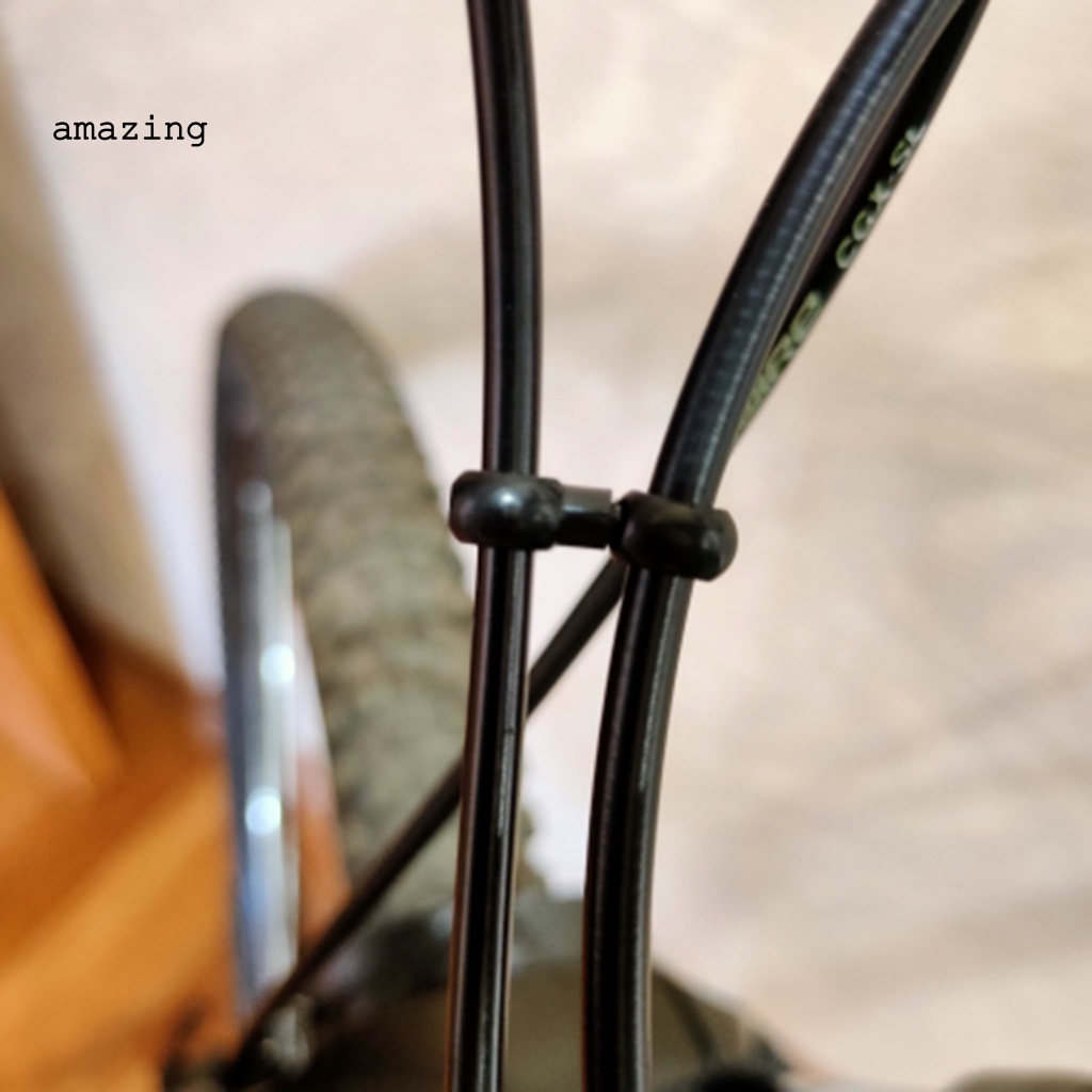 Bộ 20 Kẹp Dây Cáp Xe Đạp Hình Chữ S Nhiều Màu Có Thể Xoay Được