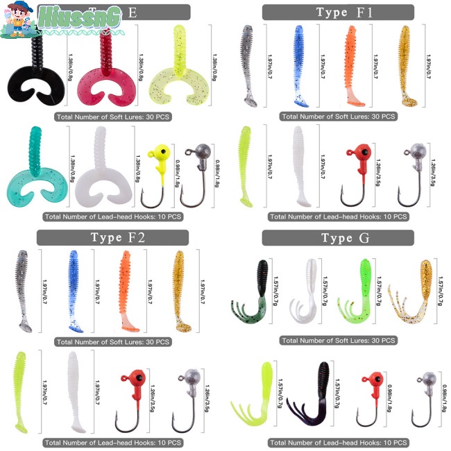 Hộp 40 Mồi Câu Cá 5 Ngăn Trong Suốt Siêu Nhẹ Chống Thấm Nước