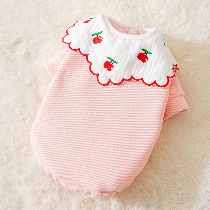 Quần áo thú cưng Quần áo cho chó mèo áo len thu đông Teddy Bichon Pomeranian cún nhỏ mèo cưng xuân thu phần mỏng