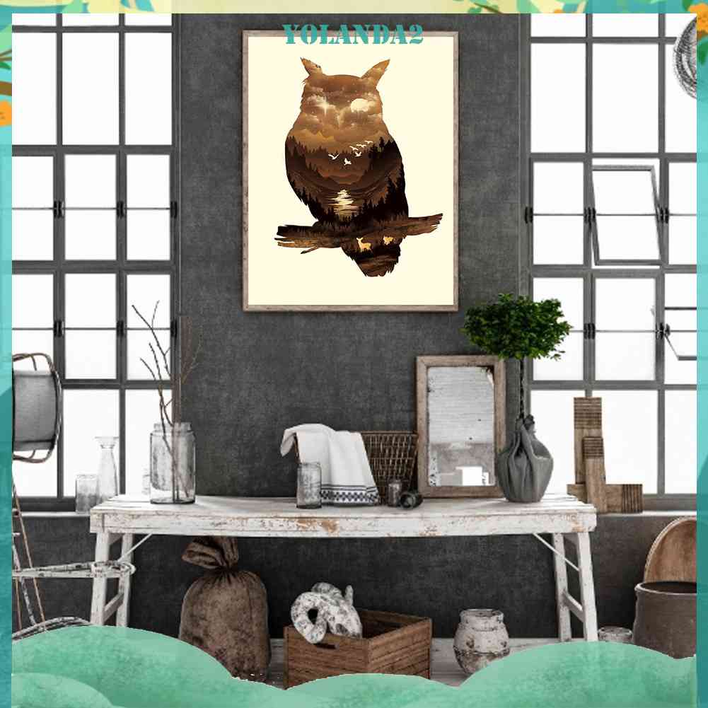 Bộ Tranh Đính Đá 5D Toàn Diện Họa Tiết Trừu Tượng Độc Đáo DIY Dùng Trang Trí Nhà Cửa