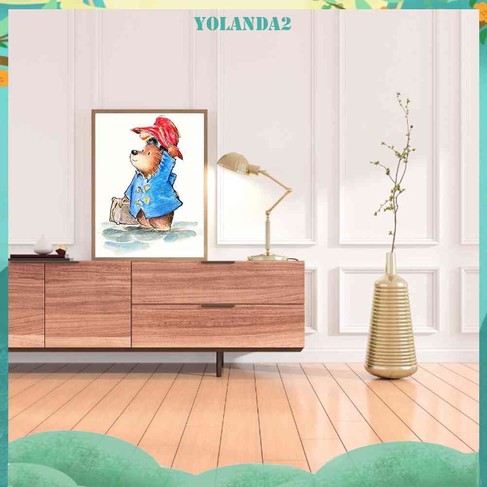 Bộ Tranh Đính Đá 5D Họa Tiết Bia Hoạt Hình Độc Đáo Diy Dùng Trang Trí Nhà Cửa