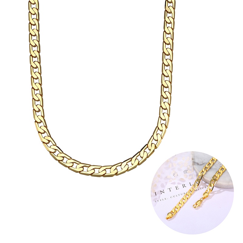 Vòng cổ Thép Không Gỉ Mạ Vàng Margot 20 "