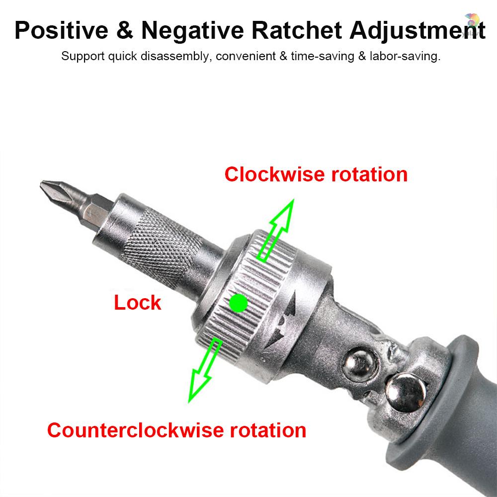 Bộ Tua Vít Hai Chiều 10 Bits yala 10 1080 Độ Chuyên Dụng Chất Lượng Cao° Đai Ốc 3.3.5Mm Bằng Hợp Kim Chuyên Dụng Chất Lượng Cao