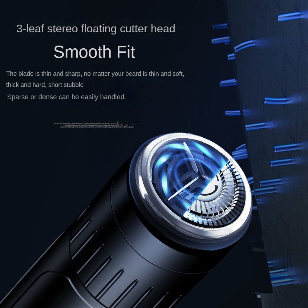 Máy Tỉa Lông Mũi Mini 2 Trong 1 Sạc Usb Đa Năng Cho Nam