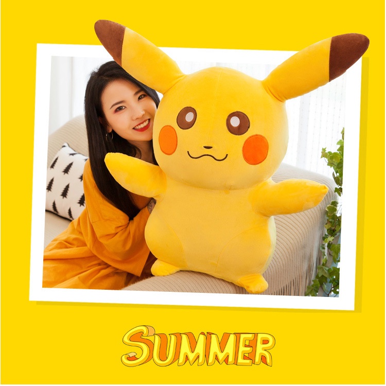 Pikachu Nhồi Bông Dễ Thương Dùng Làm Quà Tặng Cho Bé