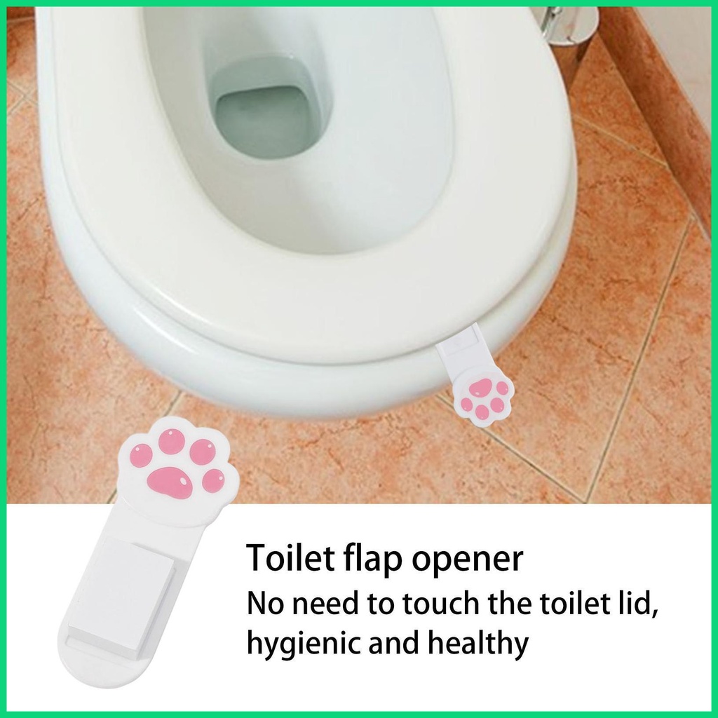 Bộ 2 Giá Đỡ Miếng Lót Bồn Cầu Hình Mèo Dễ Thương Tiện Dụng