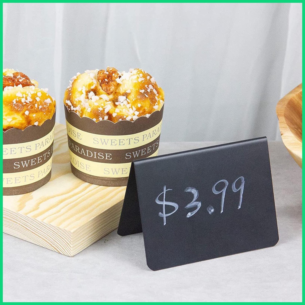 Bộ 20 Bảng Đen Viết Phấn Mini Dùng Trang Trí Các Bữa Tiệc