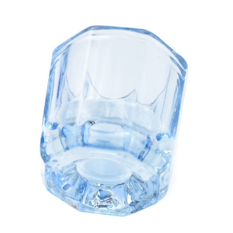 Bát Thủy Tinh Hình Bát Giác Dùng Đựng Bột Làm Móng Nghệ Thuật