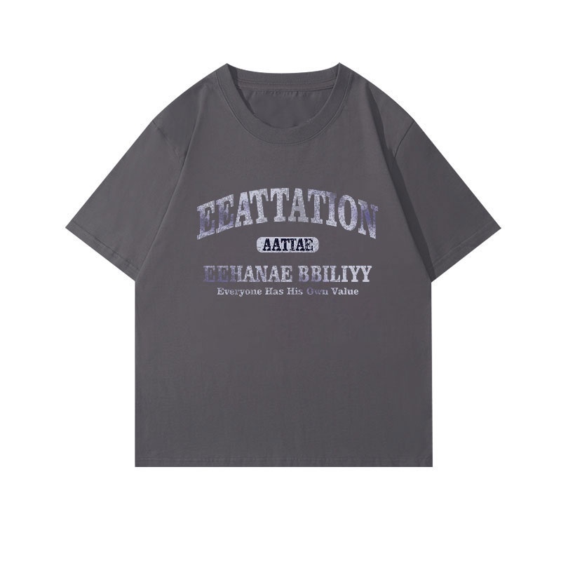 Áo Thun Unisex 100% Cotton Nguyên Chất Ngắn Tay Phong Cách Hàn Quốc Mới NRVP 2023