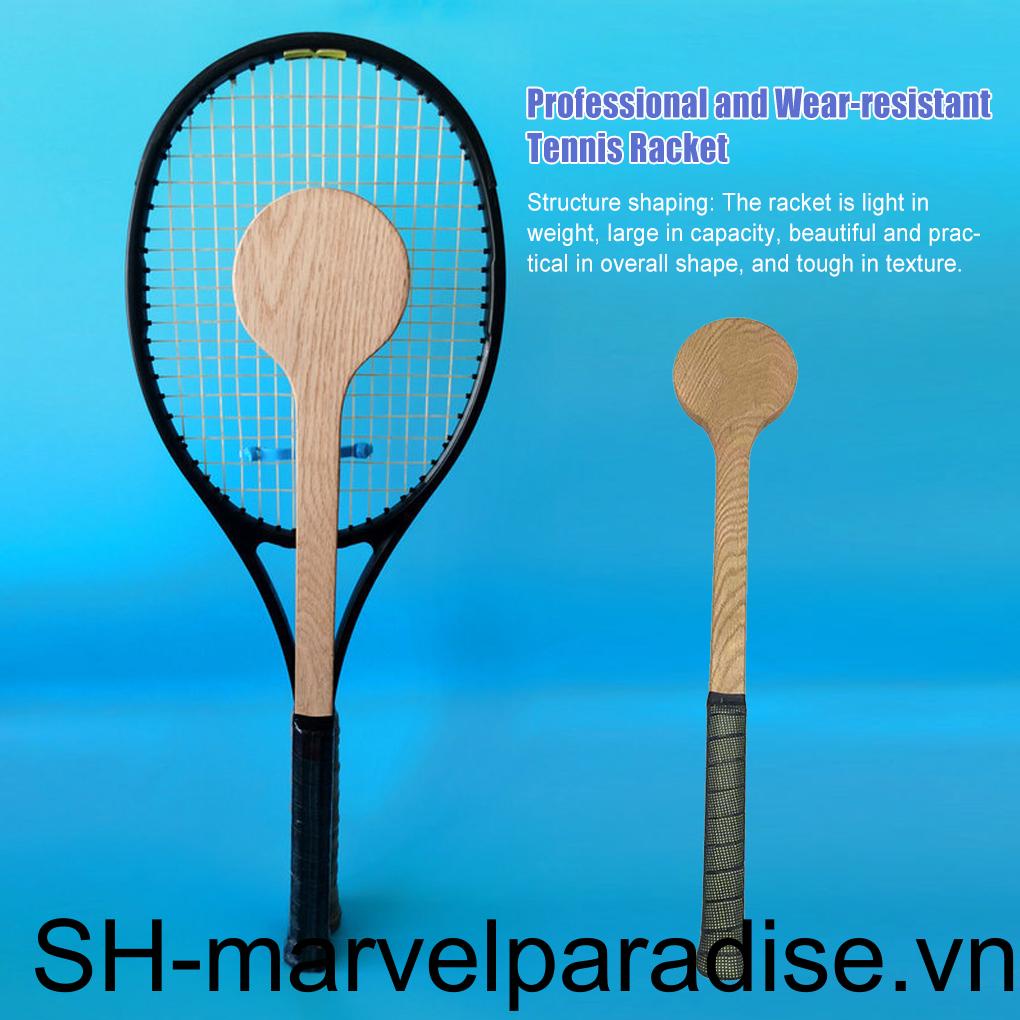 Muỗng Luyện Tập Đánh Tennis Chuyên Nghiệp Chống Trượt Kèm Dây Đai Cỡ Lớn