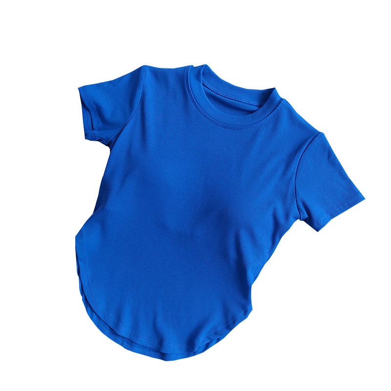 Áo Thun Thể Thao Tay Ngắn Có Mút Đệm Ngực Thời Trang Quyến Rũ Cho Nữ