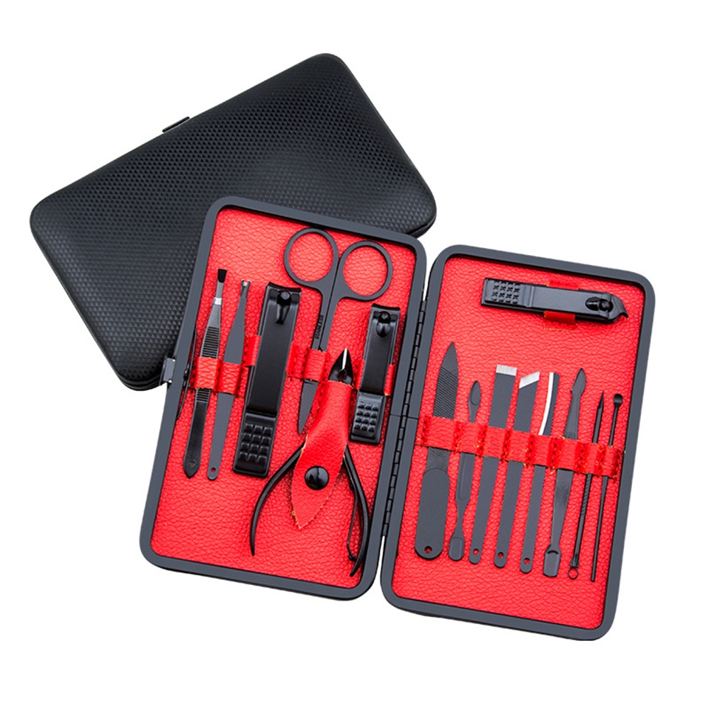Bộ 15 Dụng Cụ Chăm Sóc Móng Tay Bằng Thép Không Gỉ