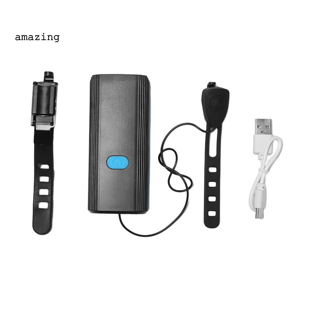 1 Bộ Đèn Pha Xe Đạp Leo Núi Sạc USB Độ Sáng Cao Tiện Dụng