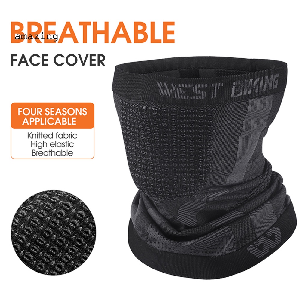 Khăn Quàng Cổ Dệt Kim Thoáng Khí Bảo Vệ Cổ Khi Đi Xe Đạp