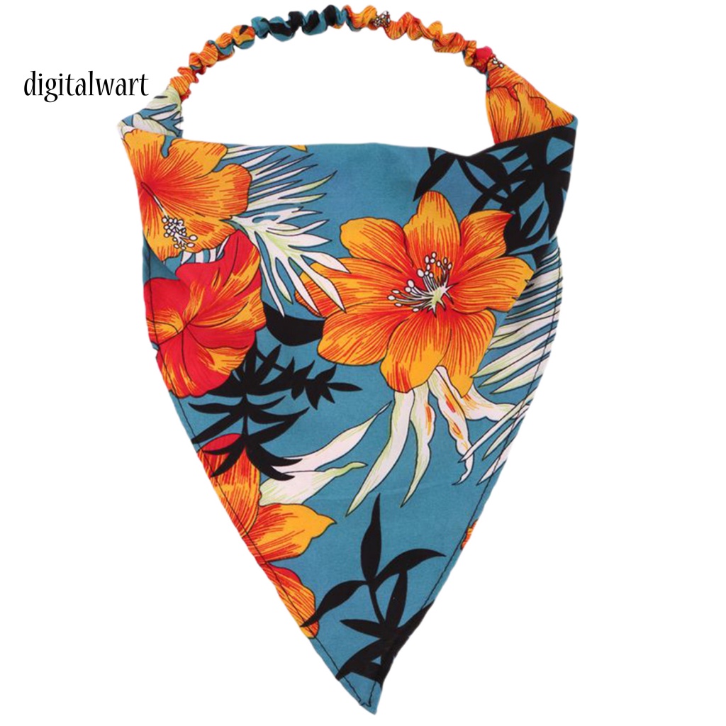 Kỹ Thuật Số| Khăn Choàng Cổ Co Giãn Thoáng Khí In Họa Tiết Hoa / Tam Giác Phong Cách Cổ Điển Thời Trang Cho Nữ