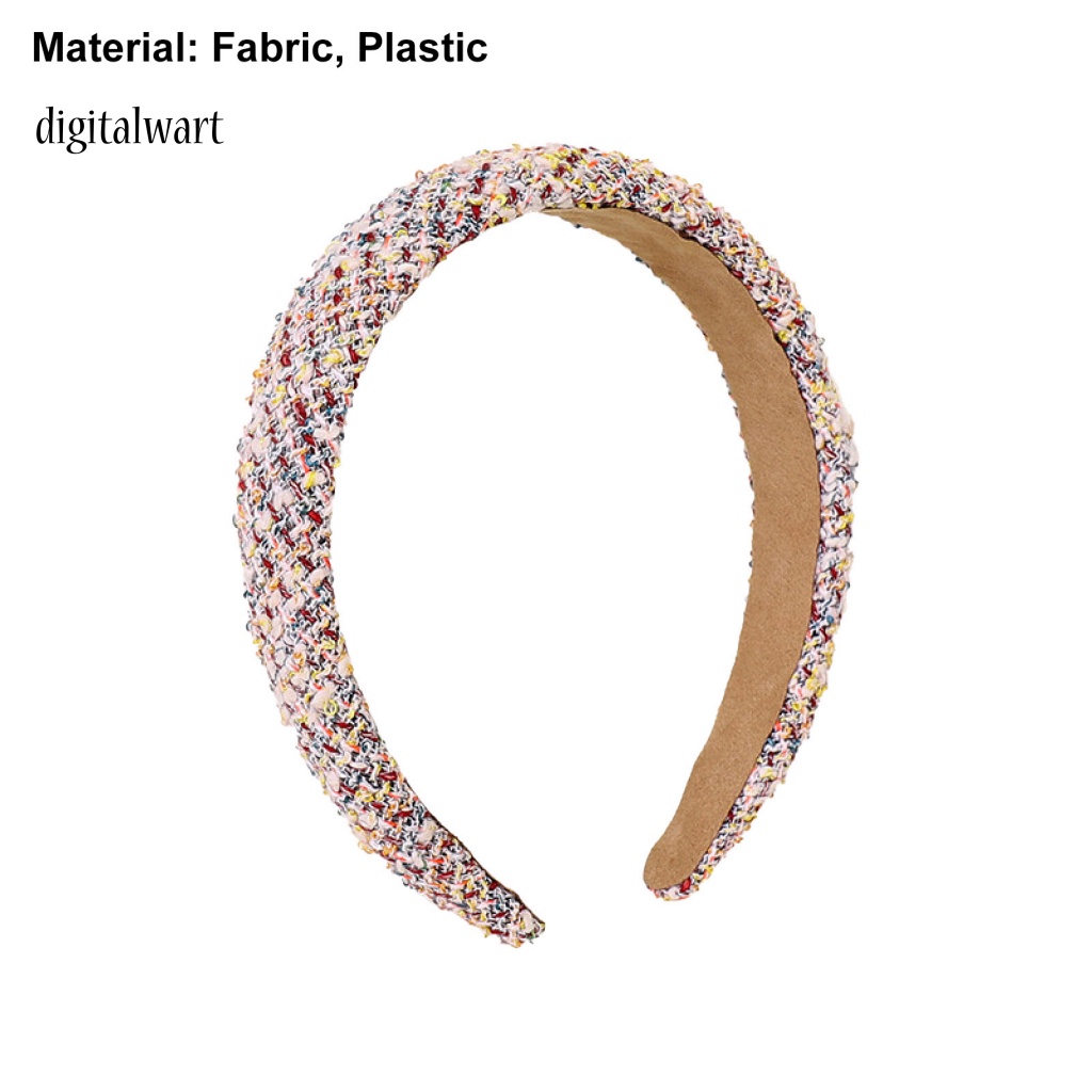 Kỹ Thuật Số| Băng Đô Cài Tóc Họa Tiết Sọc Caro Phong Cách Hàn Quốc Ngọt Ngào Cho Nữ