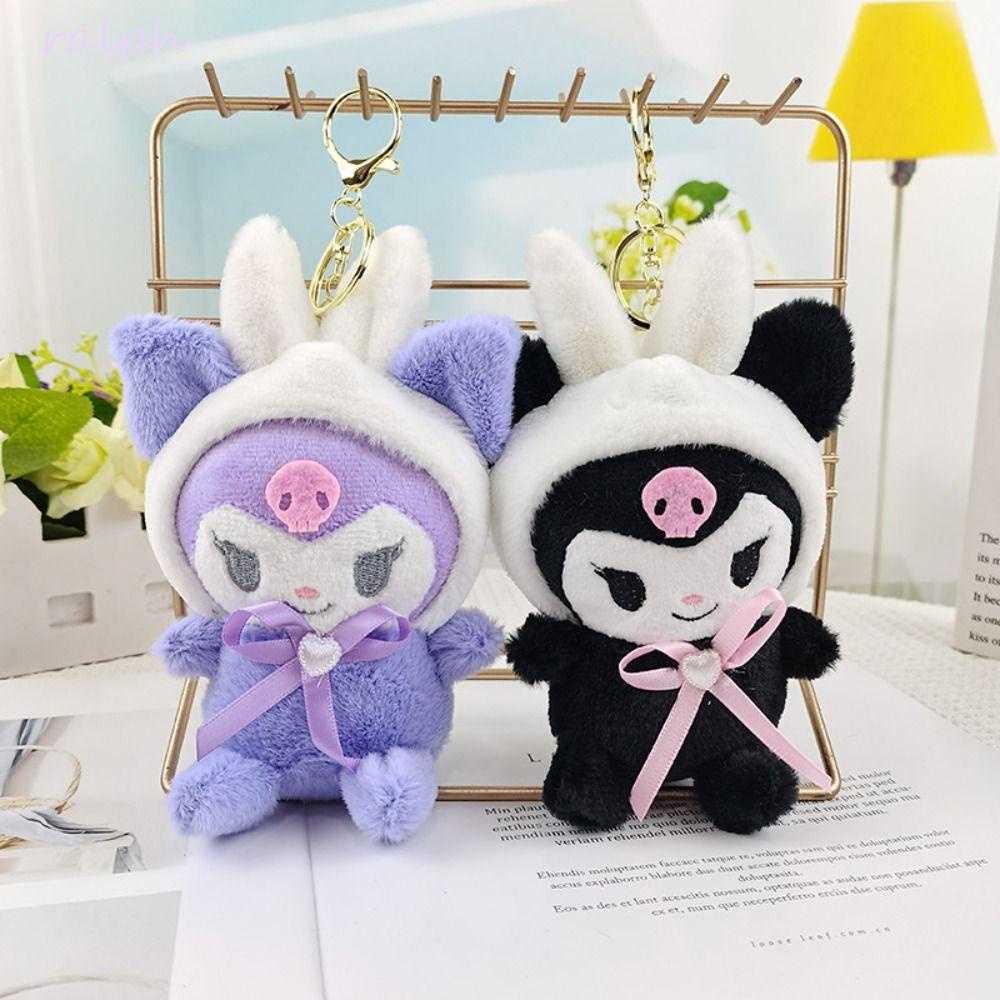 Móc Khóa Hình Thỏ Nhồi Bông Kuromi Dễ Thương