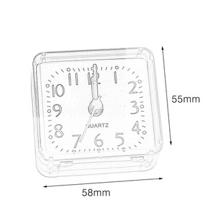 Square Crystal Alarm Clock Watch Alarm Clock Bedside Office Electronic Clock