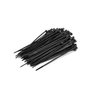 100pcs Cable Ties Self-Locking Plastic Nylon Fasten Circle Wire Cable Ties