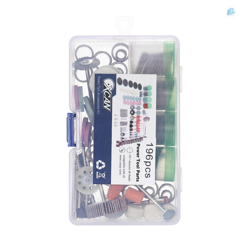 Bộ Dụng Cụ Đánh Bóng Gồm 196 Món Kích Thước 1 / 8 &quot;Và Hộp Đựng Tiện Dụng