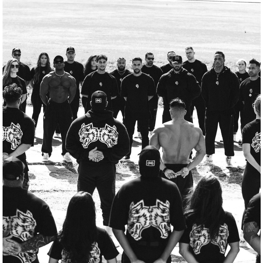 Áo Thun Cotton Ngắn Tay In Hình Đầu Sói Đôi DARCSPORT Ronnie Mỹ Cho Nam Nữ