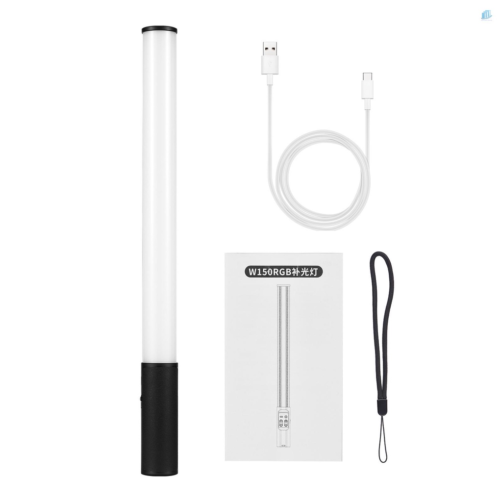Gậy Đèn LED Video RGB Cầm Tay Andoer W150RGB 2500K-9000K 20 Hiệu Ứng Tích Hợp Pin Chuyên Dụng Hỗ Trợ Live Stream