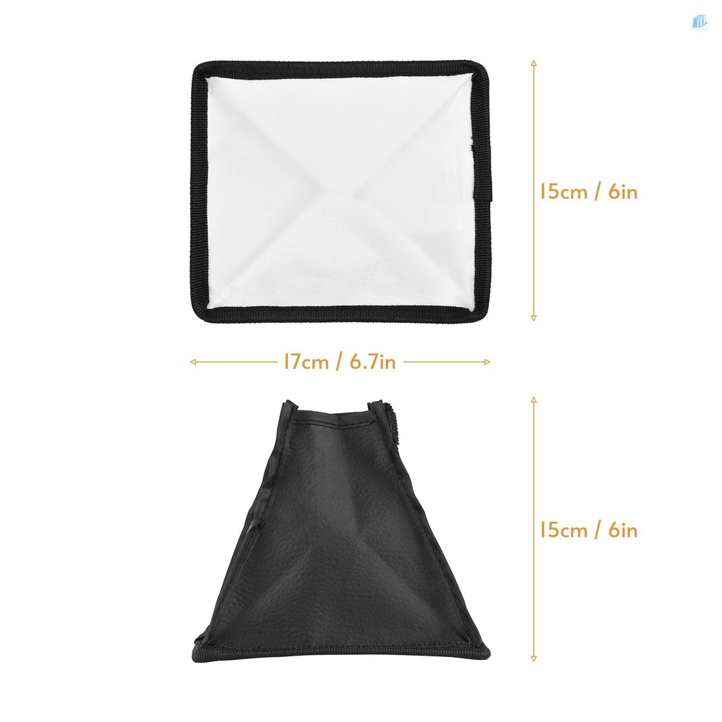 Hộp Tản Sáng 17 * 15cm / 6.7 * 6in Cho Đèn Flash Máy Ảnh Godox Yongnuo