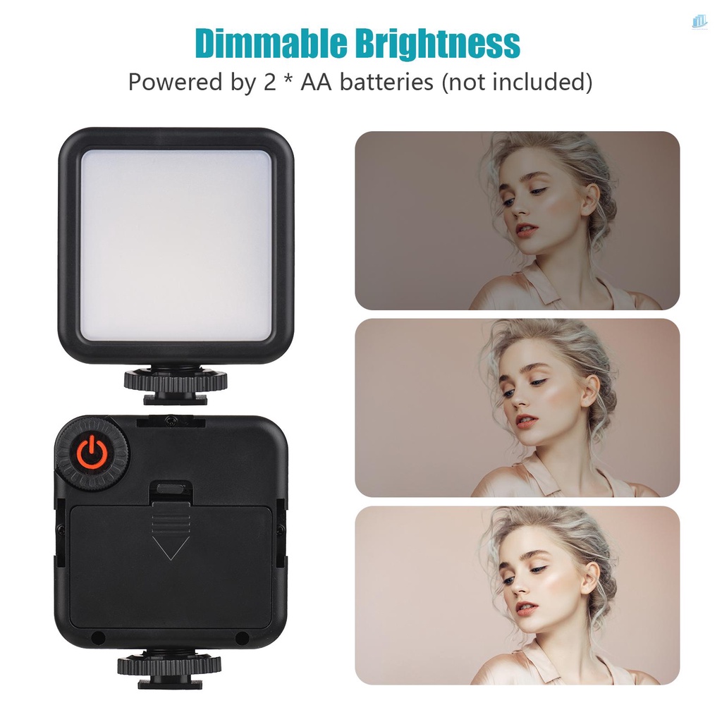 Bộ Đèn LED Mini + Mic Cardioid + Kẹp Điện Thoại + Tripod Có Thể Điều Chỉnh Độ Sáng Cho Live Stream Vlog Video Vide