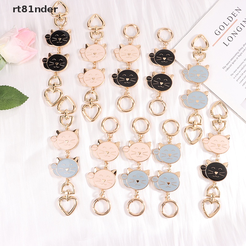 Rt Dây Xích Nối Dài Túi Xách Tráng Men Hình Mèo Dễ Thương