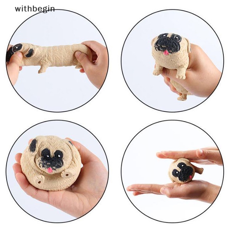 1 Đồ Chơi Nắn Bóp Đàn Hồi Giảm Stress Hình Động Vật