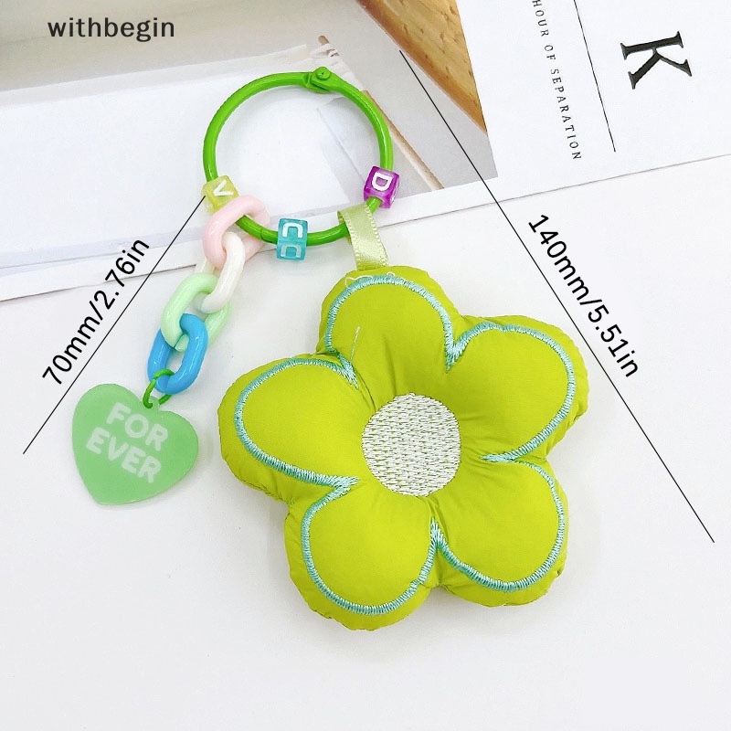 1 Móc Khóa Hoa Hướng Dương Vải Dễ Thương Dành Cho Bạn Nữ