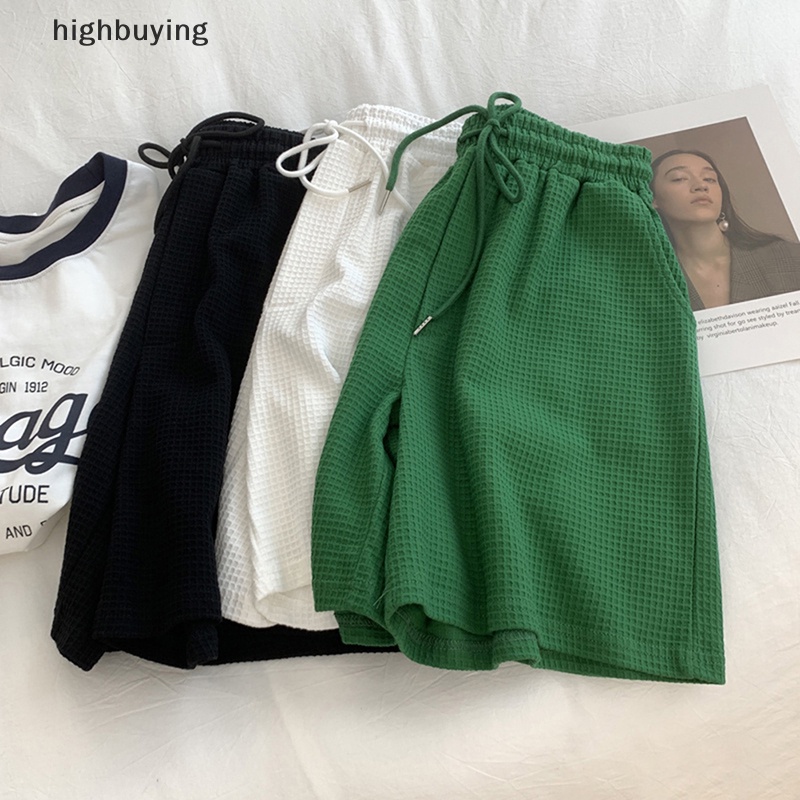 Hbvn Belle Quần Short Baggy Eo Cao Dáng Rộng Phong Cách Thể Thao Giản Dị Dễ Phối Đồ BF Hàn Quốc