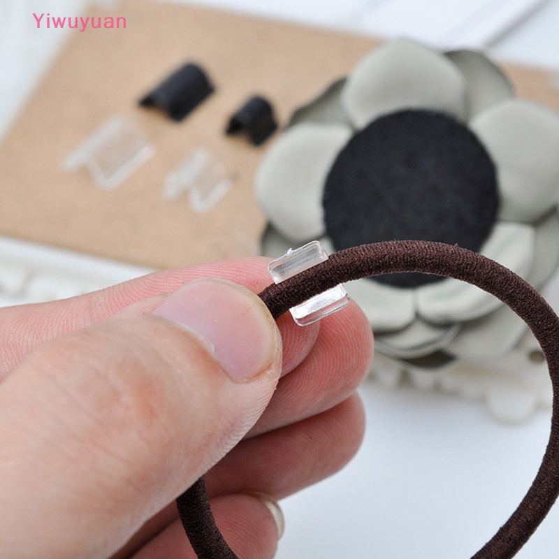 Set 100 Nơ Cao Su Co Giãn 3 Kích Cỡ Làm Phụ Kiện Trang Sức