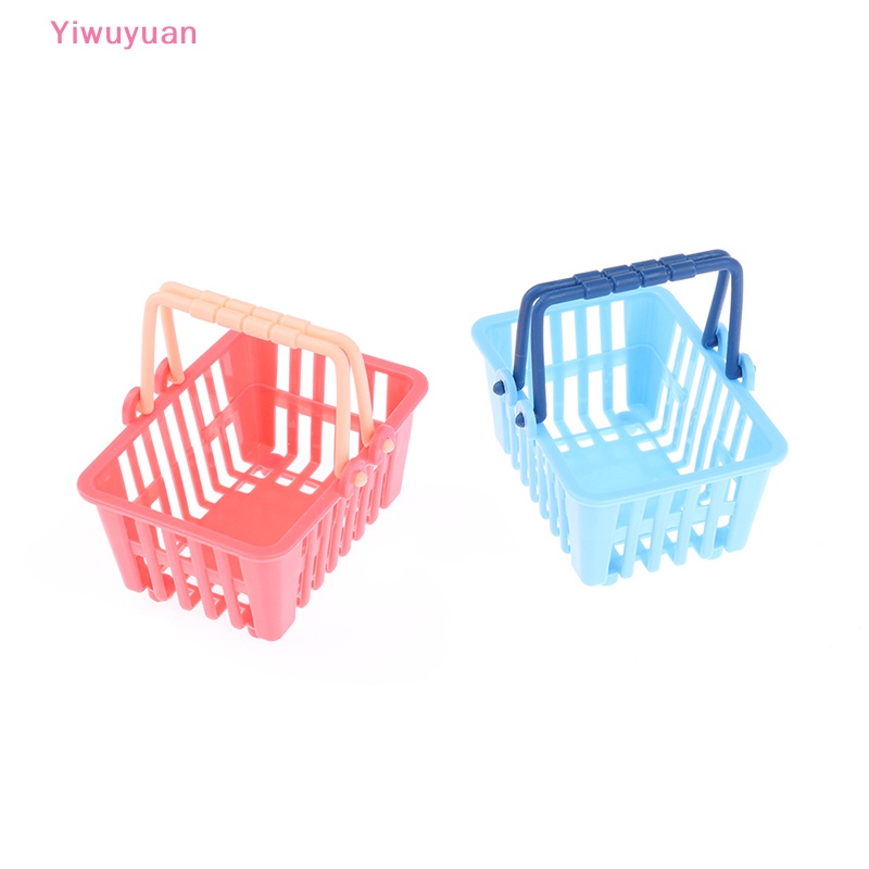 < Yiwuyuan > Giỏ Mua Sắm Đồ Chơi Mini Cho Nhà Búp Bê Mới