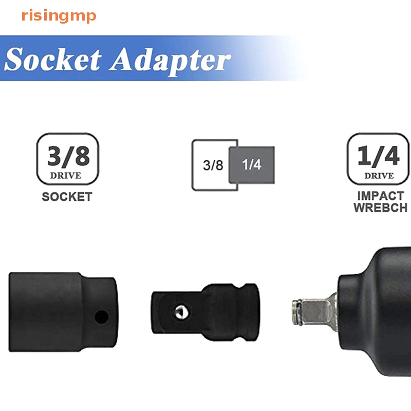 Bộ 4 Đầu Chuyển Đổi Ổ Đĩa Bánh Cóc 3 / 8 &quot;1 / 4&quot; 1 / 2 inch Cho Cờ Lê Va Chạm