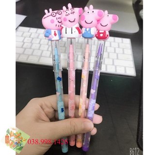 1 cây bút chì đốt heo peppa _dcg
