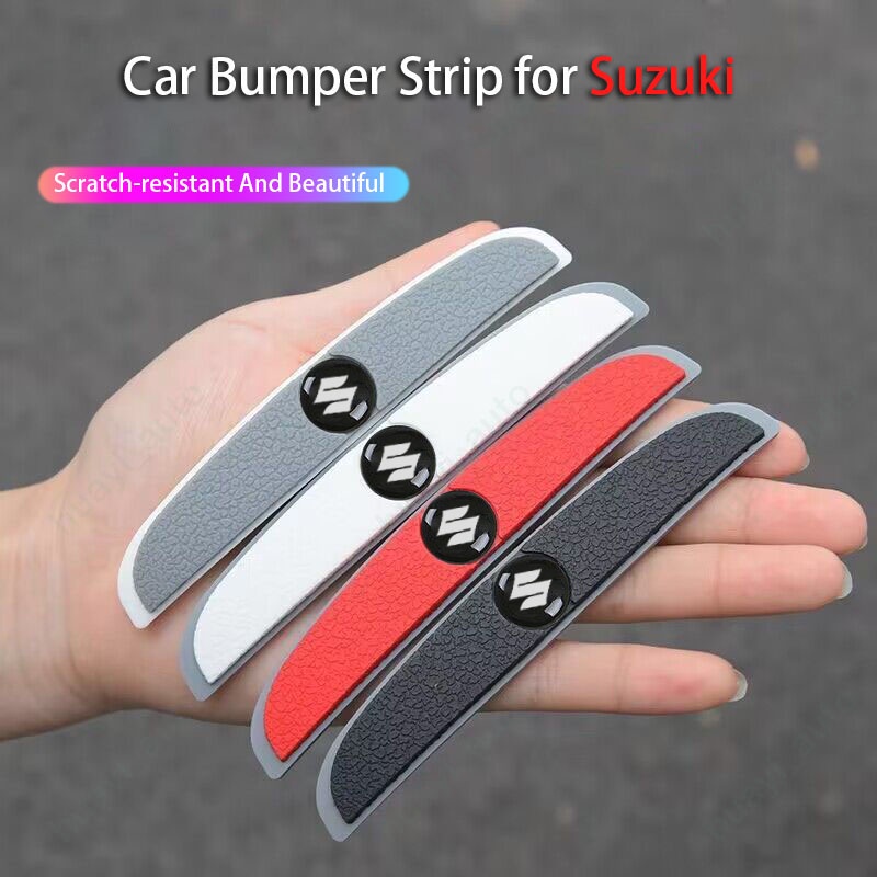 Bộ 4 Miếng Dán Chống Va Chạm Chống Trầy Trang Trí Cửa Xe Hơi Suzuki