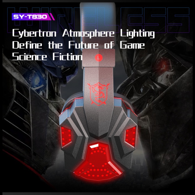 Tai Nghe Chụp Tai Zevaret Sy-t830 Bluetooth Không Dây Hiệu Quả Thấp Tích Hợp Micro Hiệu Quả Dạ Quang