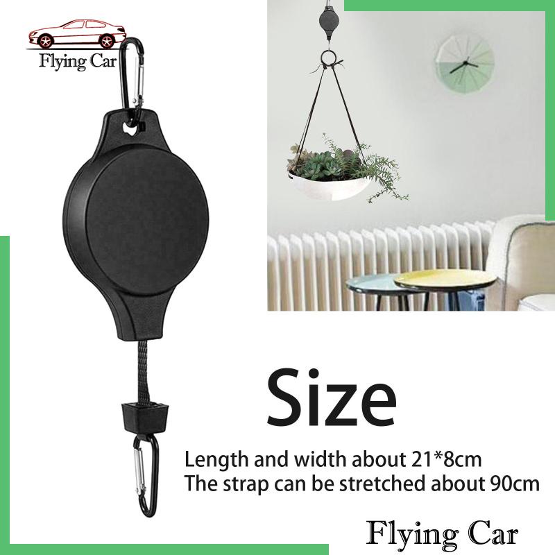 [Lzdjfmy2] Móc Treo Chậu Cây Có Thể Thu Gọn Cho Gara Sân Vườn