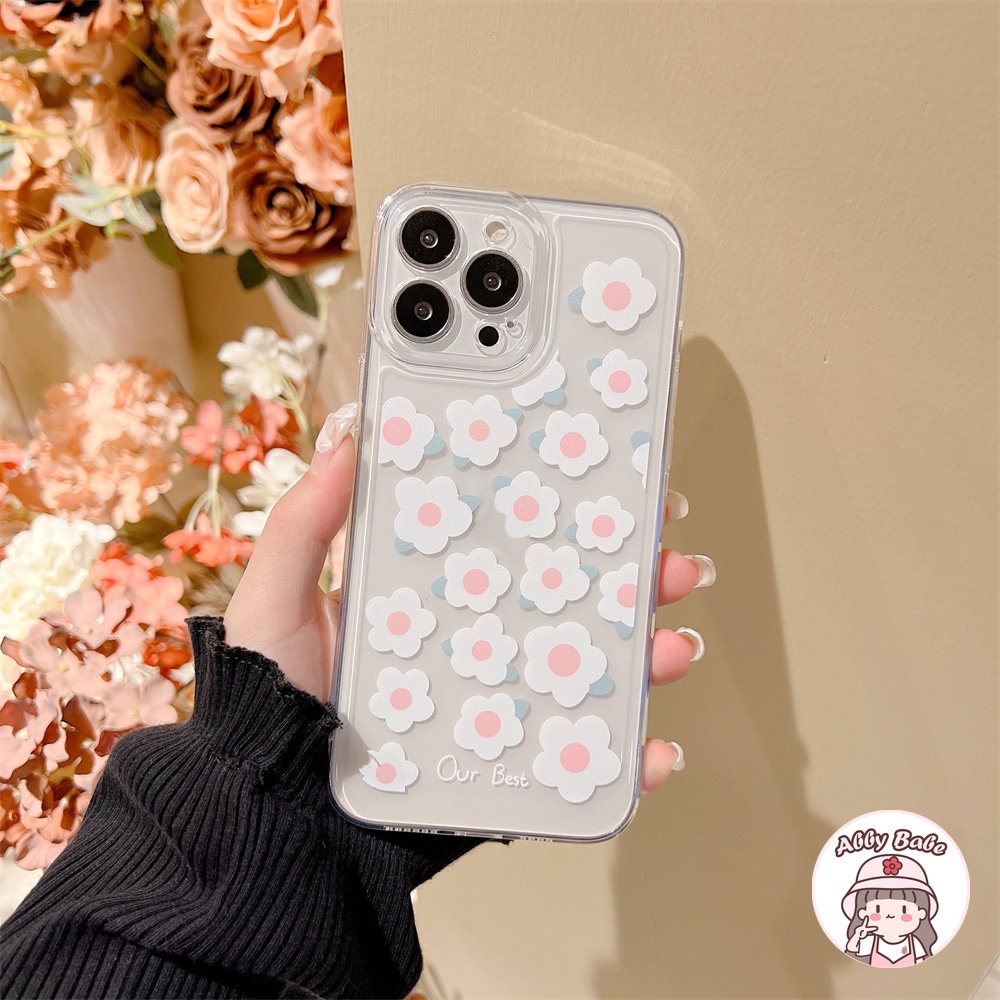 Ốp Điện Thoại TPU Mềm Chống Sốc Họa Tiết Hoa Cúc Cho IPhone 14 Pro Max 11 12 11 Pro Max X XS 7Plus