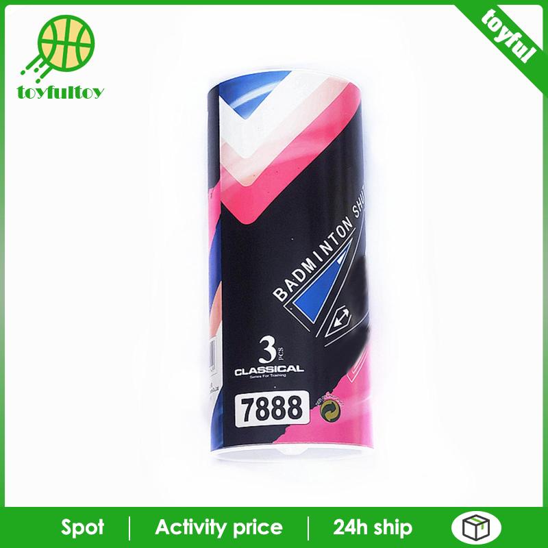 Set 3 Quả Cầu Lông Màu Trắng Dùng Luyện Tập Giải Trí Trong Nhà / Ngoài Trời