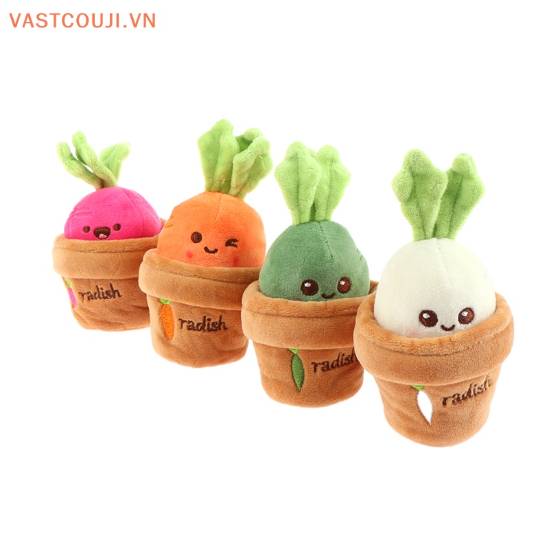 Móc Khóa Bông Hình Củ Cà Rốt Hoạt Hình Đáng Yêu
