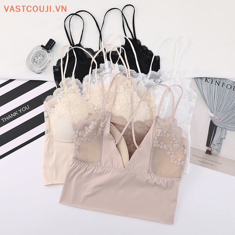 Áo Lót Ren Lưới Có Mút Nâng Ngực Quyến Rũ Cho Nữ