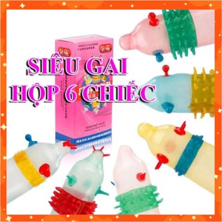 HỘP 6 BAO CAO SU EXTRA SENSITIVE CÓ GAI, GÂN, RÂU, BI KẾT HỢP 6 KIỂU