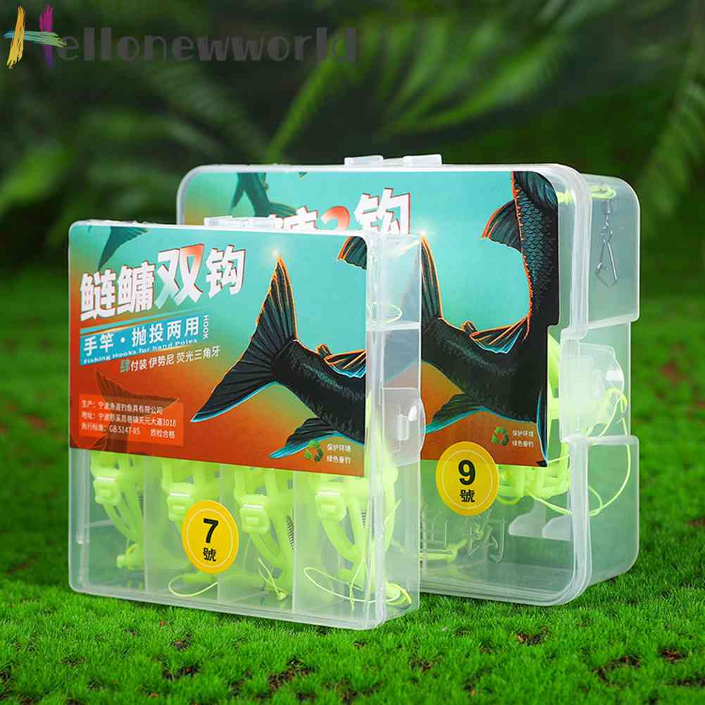 Set 4 Lồng Nhựa Đựng Mồi Câu Cá Tiện Lợi