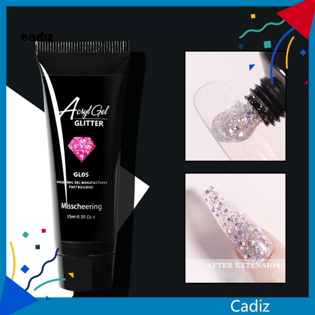 Bộ Keo Nối Dài Móng Tay Nhiều Kiểu Chuyên Dụng Cho Salon DIY