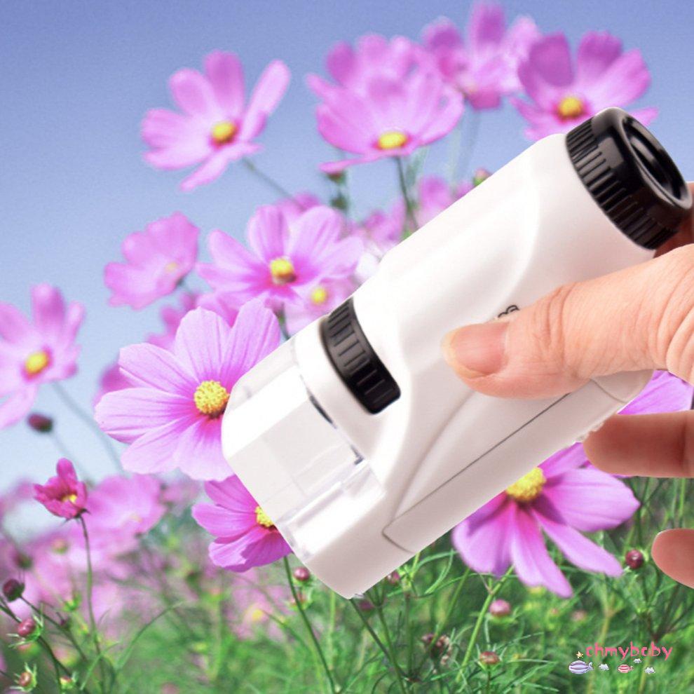 [Sẵn sàng] Kính Hiển Vi Cầm Tay Mini Trẻ Em Di Động Kích Thước Giáo Dục Khoa Học Quan Sát Đồ Chơi Thăm Dò [P/19]